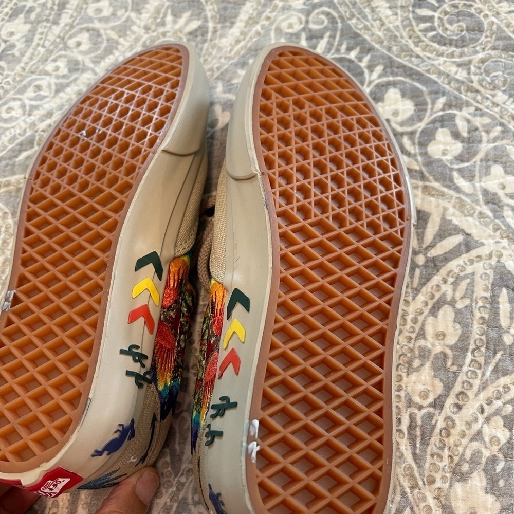 VANS Era Desert Embellish Sneaker Safari Tan Sz 5.5 men 7 women limited edition - Picture 4 of 8
